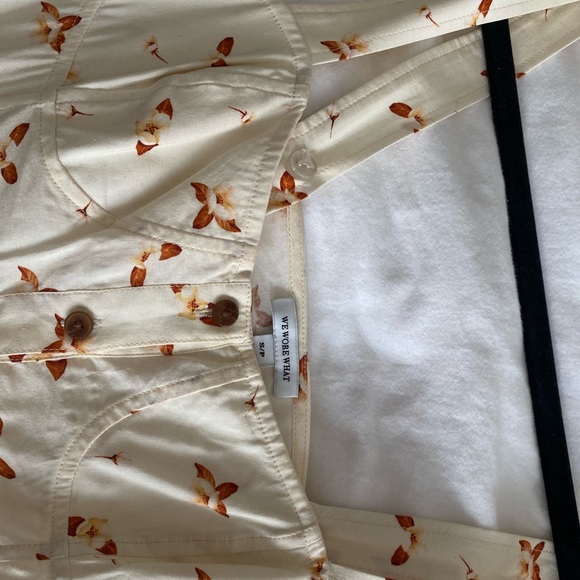 WeWoreWhat Harper Floral Midi Dress in white - Picture 7 of 8